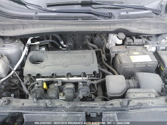 KM8JUCAC1CU541795 - 2012 HYUNDAI TUCSON GLS/LIMITED SILVER photo 10