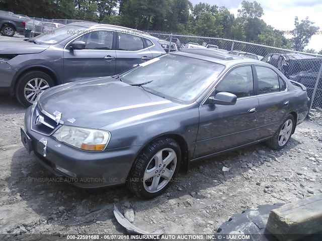 19UUA56943A007793 - 2003 ACURA 3.2TL TYPE-S GRAY photo 2