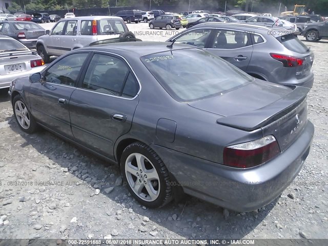 19UUA56943A007793 - 2003 ACURA 3.2TL TYPE-S GRAY photo 3