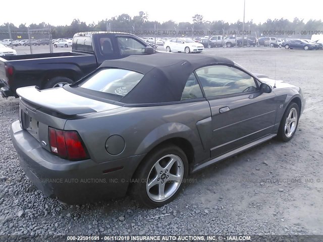 1FAFP45XX3F420214 - 2003 FORD MUSTANG GT GRAY photo 4