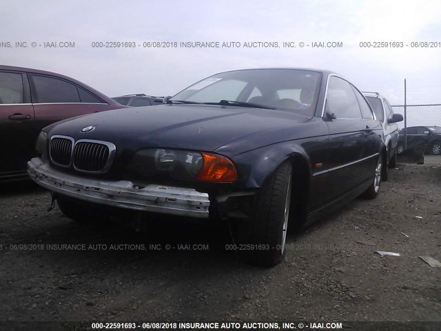 WBABN33481JW50455 - 2001 BMW 325 CI Dark Blue photo 6