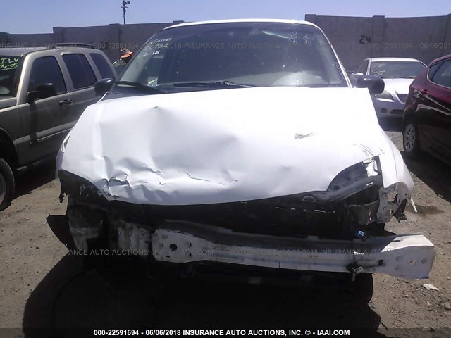 2FMZA504X2BA13467 - 2002 FORD WINDSTAR LX WHITE photo 6