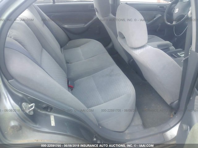 1HGES16365L005024 - 2005 HONDA CIVIC DX VP GRAY photo 8