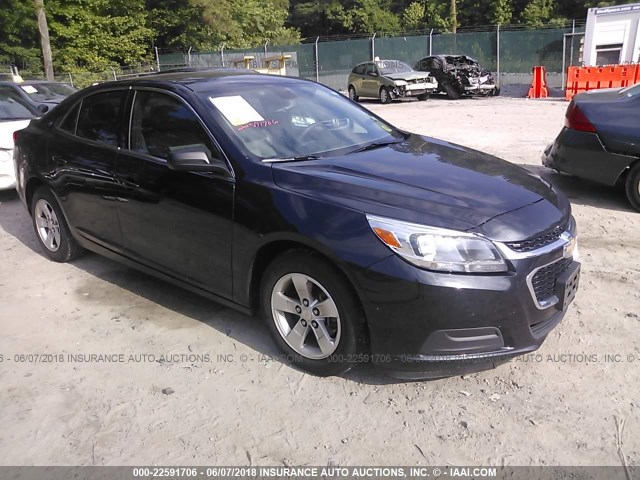 1G11B5SL4FF213762 - 2015 CHEVROLET MALIBU LS BLACK photo 1