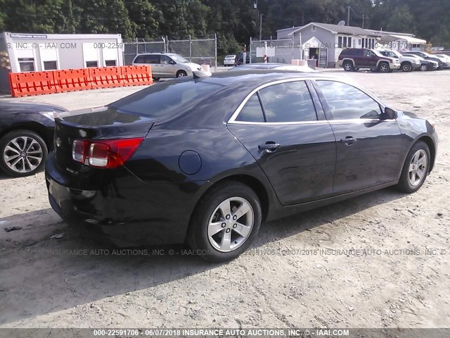 1G11B5SL4FF213762 - 2015 CHEVROLET MALIBU LS BLACK photo 4