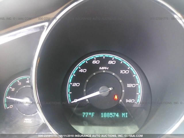 1G1ZG57B59F155198 - 2009 CHEVROLET MALIBU LS WHITE photo 7