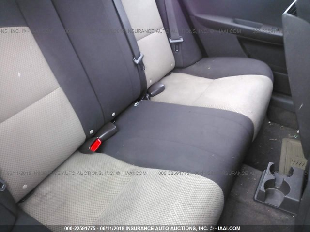 1G1ZG57B59F155198 - 2009 CHEVROLET MALIBU LS WHITE photo 8