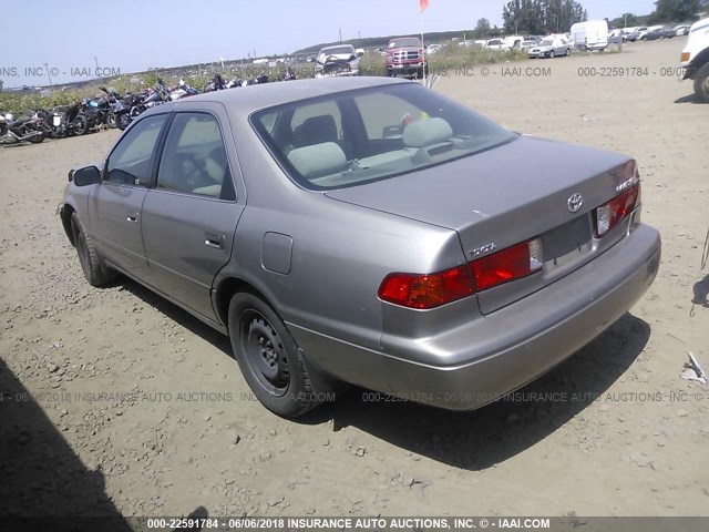 JT2BG22K210567349 - 2001 TOYOTA CAMRY CE/LE/XLE Pewter photo 3
