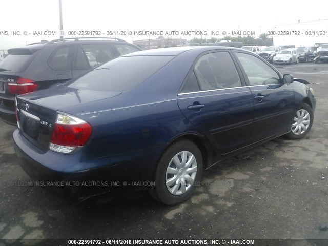 4T1BE32K86U160019 - 2006 TOYOTA CAMRY LE/XLE/SE ლურჯი ფოტო 4