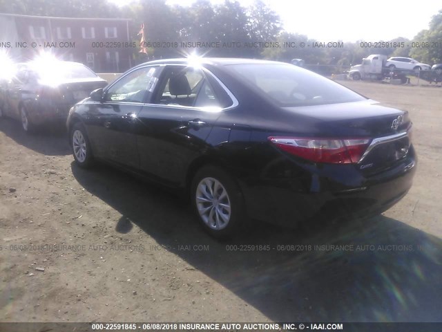 4T4BF1FK8FR508094 - 2015 TOYOTA CAMRY LE/XLE/SE/XSE BLACK photo 3