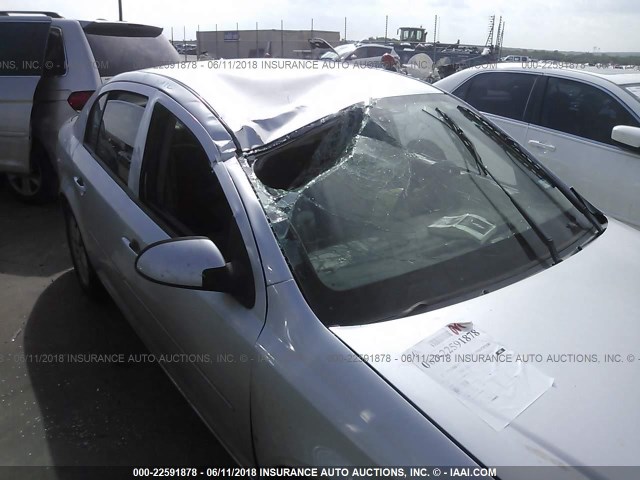 1G1AT58H997284759 - 2009 CHEVROLET COBALT LT SILVER photo 6