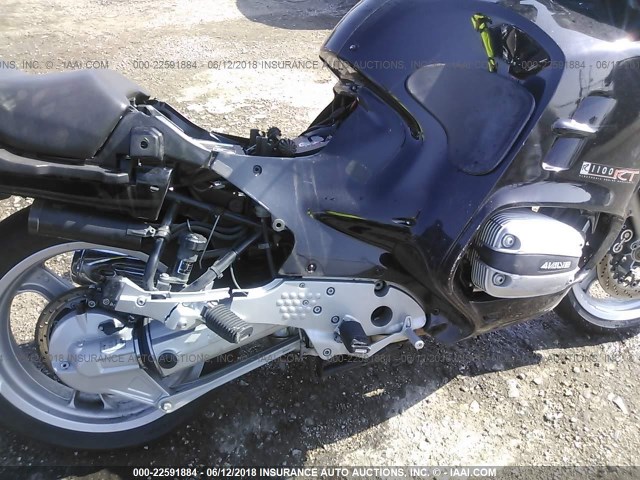 WB10418A7WZC64277 - 1998 BMW R1100 RT BLACK photo 8