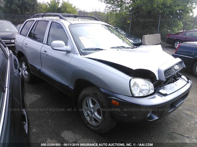 KM8SB12B62U267626 - 2002 HYUNDAI SANTA FE GL SILVER photo 1