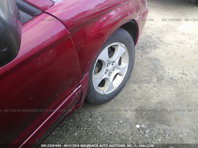 JF1SG65654H726356 - 2004 SUBARU FORESTER 2.5XS Rouge photo 6