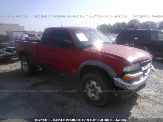 1GCCT19WXY8238209 - 2000 CHEVROLET S TRUCK S10 RED photo 1