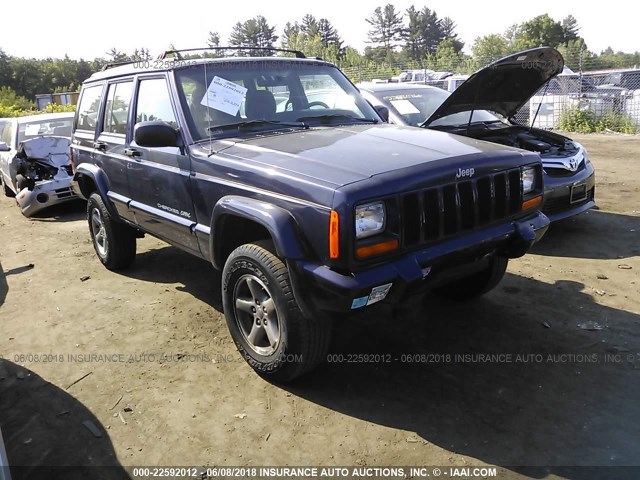 1J4FJ68S7WL161656 - 1998 JEEP CHEROKEE SPORT/CLASSIC ლურჯი ფოტო 1
