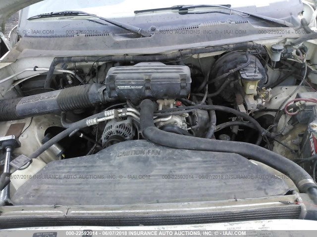 1B7HC16Y7TJ144320 - 1996 DODGE RAM 1500 WHITE photo 10