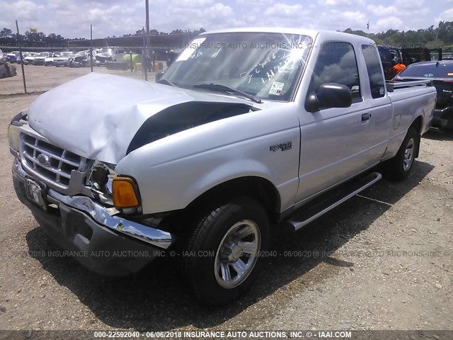 1FTYR44V03PB32564 - 2003 FORD RANGER SUPER CAB SILVER photo 2