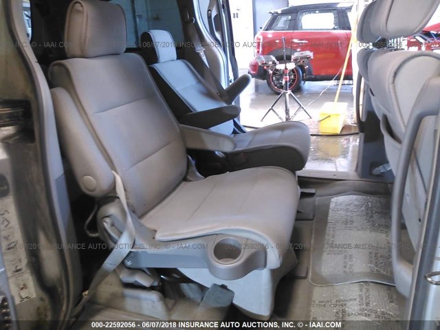 5N1BV28U88N117008 - 2008 NISSAN QUEST S/SE/SL SILVER photo 8