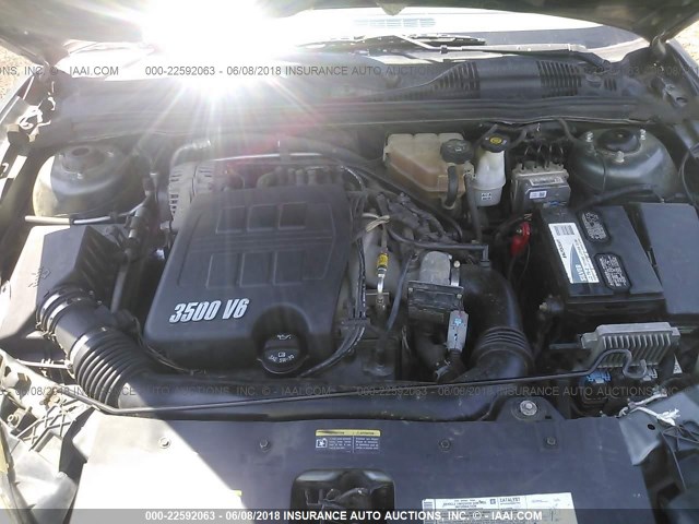 1G1ZT62805F315057 - 2005 CHEVROLET MALIBU MAXX LS GRAY photo 10