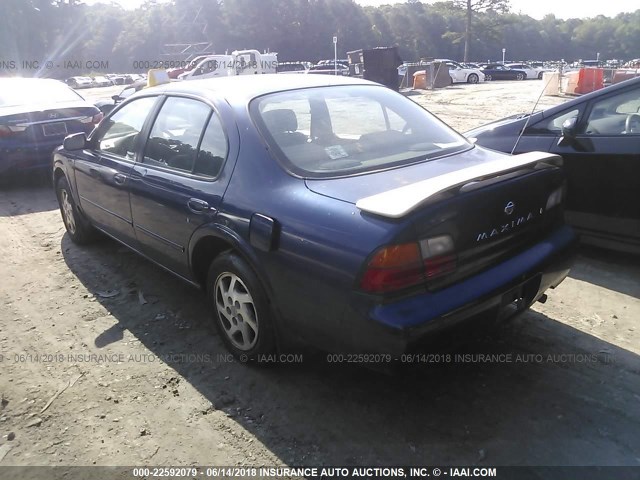 JN1CA21D0TT136447 - 1996 NISSAN MAXIMA GLE/GXE/SE BLUE photo 3