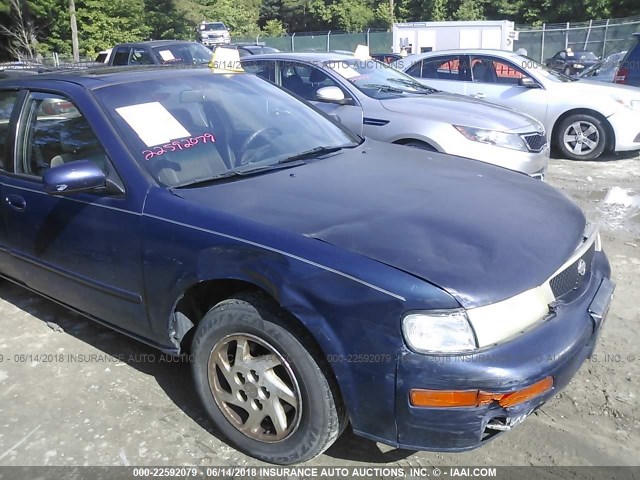 JN1CA21D0TT136447 - 1996 NISSAN MAXIMA GLE/GXE/SE BLUE photo 6