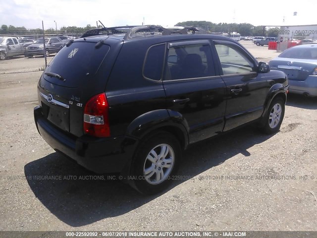 KM8JN12D26U450905 - 2006 HYUNDAI TUCSON GLS/LIMITED 黑色 照片 4