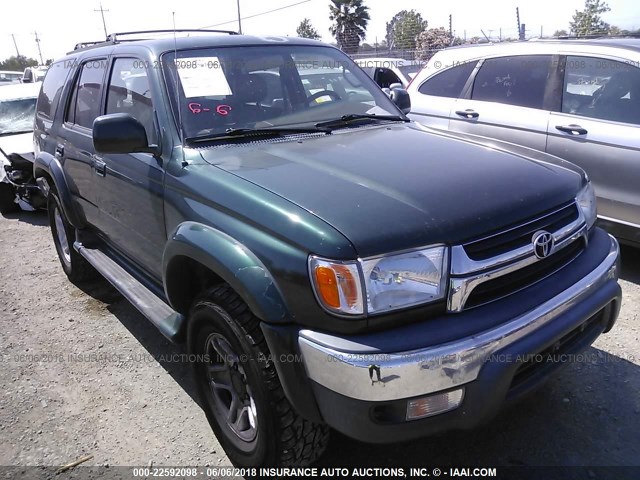 JT3HN86R919057159 - 2001 TOYOTA 4RUNNER SR5 GREEN photo 1