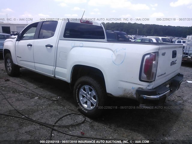 1GTG5BE36G1382697 - 2016 GMC CANYON WHITE photo 3