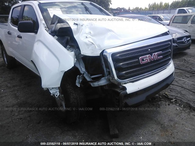 1GTG5BE36G1382697 - 2016 GMC CANYON WHITE photo 6