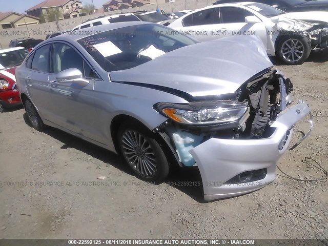 3FA6P0K90GR226623 - 2016 FORD FUSION TITANIUM SILVER photo 1