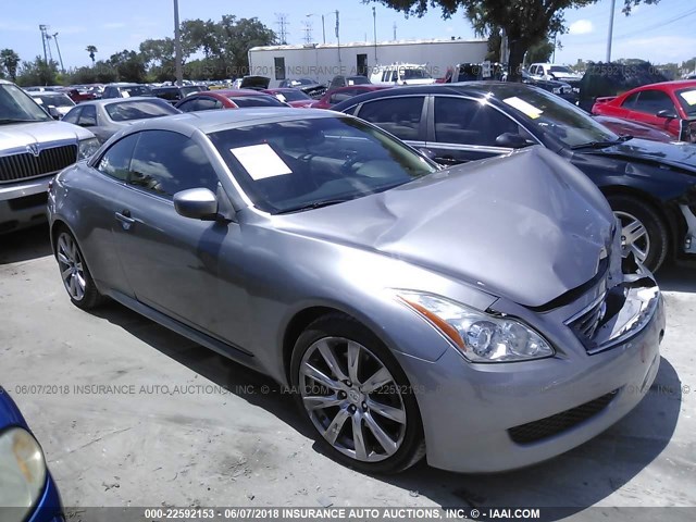 JNKCV66E49M720779 - 2009 INFINITI G37 SPORT GRAY photo 1