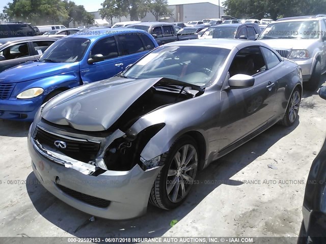 JNKCV66E49M720779 - 2009 INFINITI G37 SPORT GRAY photo 2