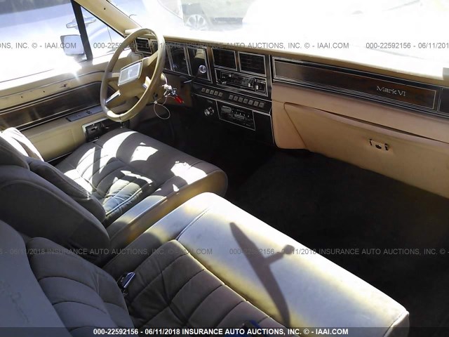 1MRBP98F7DY694420 - 1983 LINCOLN MARK VI GRAY photo 5