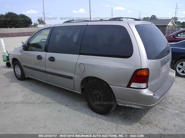 2FMZA51483BB55994 - 2003 FORD WINDSTAR LX GOLD photo 3