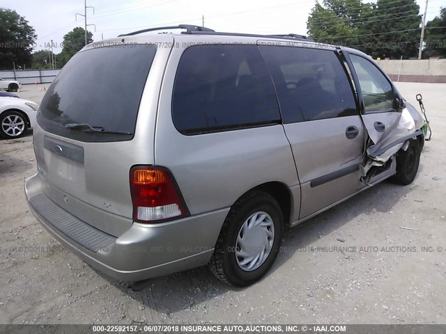 2FMZA51483BB55994 - 2003 FORD WINDSTAR LX GOLD photo 4