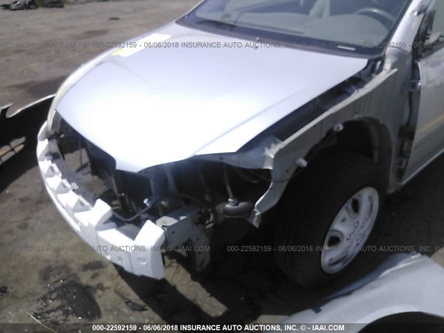 1NXBR32E08Z999244 - 2008 TOYOTA COROLLA CE/LE/S SILVER photo 6