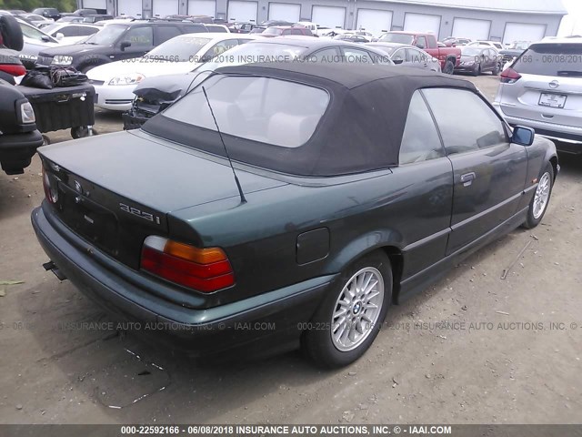 WBABJ8338XEM25373 - 1999 BMW 323 IC AUTOMATIC GREEN photo 4