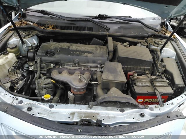 4T1BE46K28U763776 - 2008 TOYOTA CAMRY CE/LE/XLE/SE Light Blue photo 10