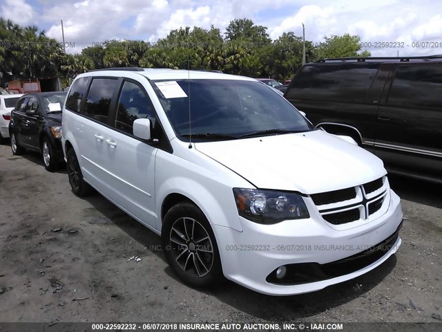 2C4RDGEG5GR224973 - 2016 DODGE GRAND CARAVAN R/T WHITE photo 1