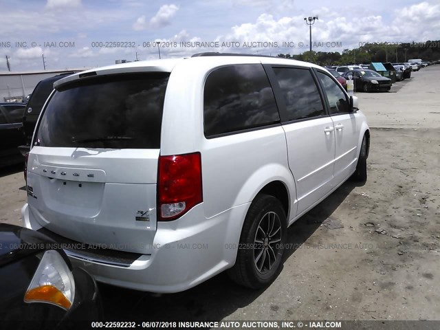 2C4RDGEG5GR224973 - 2016 DODGE GRAND CARAVAN R/T WHITE photo 4