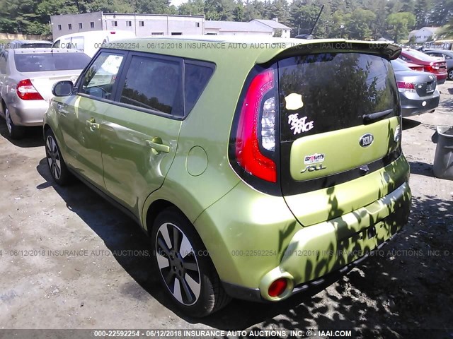 KNDJX3A53F7812386 - 2015 KIA SOUL ! GREEN photo 3