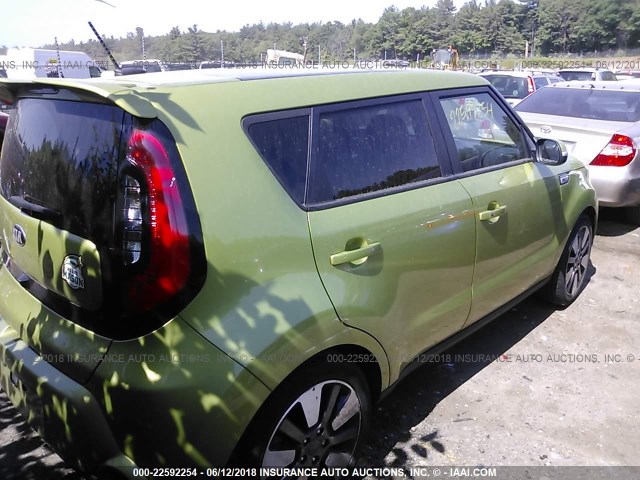 KNDJX3A53F7812386 - 2015 KIA SOUL ! GREEN photo 4