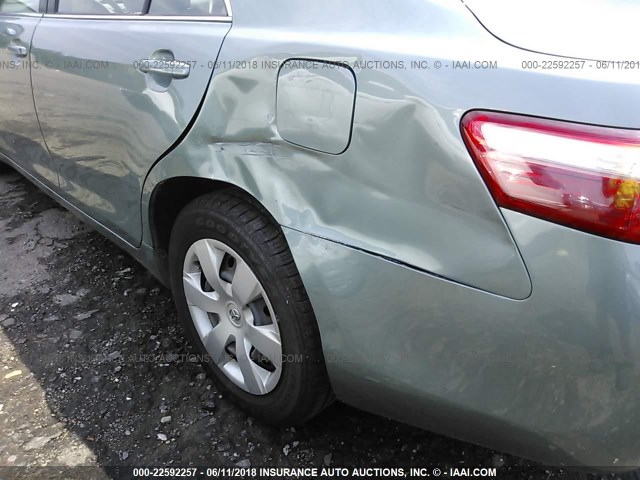 4T1BE46K27U655706 - 2007 TOYOTA CAMRY NEW GENERAT CE/LE/XLE/SE GREEN photo 6