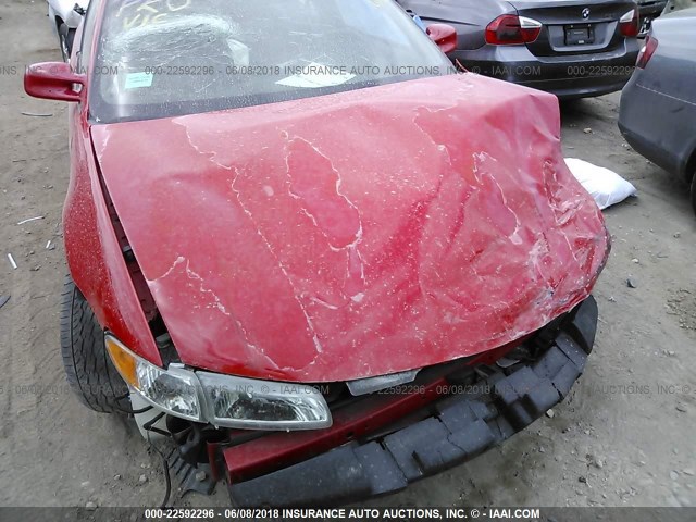 1G2WP12K6XF200533 - 1999 PONTIAC GRAND PRIX GT RED photo 6