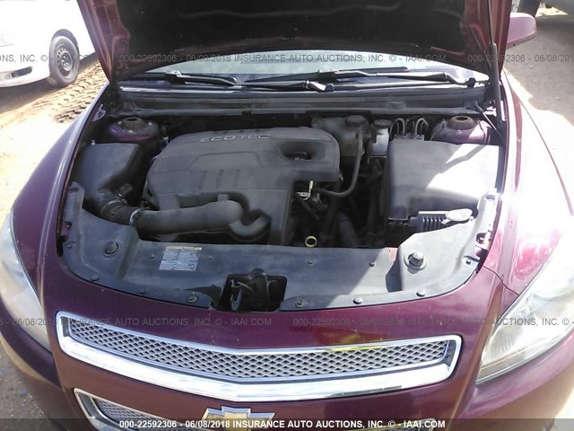 1G1ZK57B29F118267 - 2009 CHEVROLET MALIBU LTZ 红色 照片 10