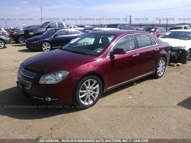 1G1ZK57B29F118267 - 2009 CHEVROLET MALIBU LTZ 红色 照片 2