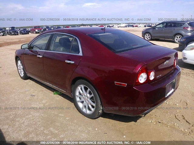 1G1ZK57B29F118267 - 2009 CHEVROLET MALIBU LTZ 红色 照片 3