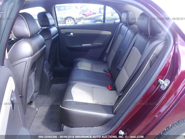 1G1ZK57B29F118267 - 2009 CHEVROLET MALIBU LTZ 红色 照片 8