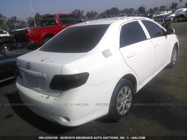 JTDBL40E599073375 - 2009 TOYOTA COROLLA LE/XLE WHITE photo 4
